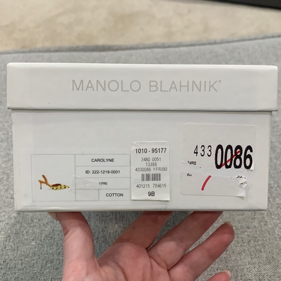 Manolo Blahnik Carolyne Kitten-Heel Halter Pumps - Picture 9 of 10